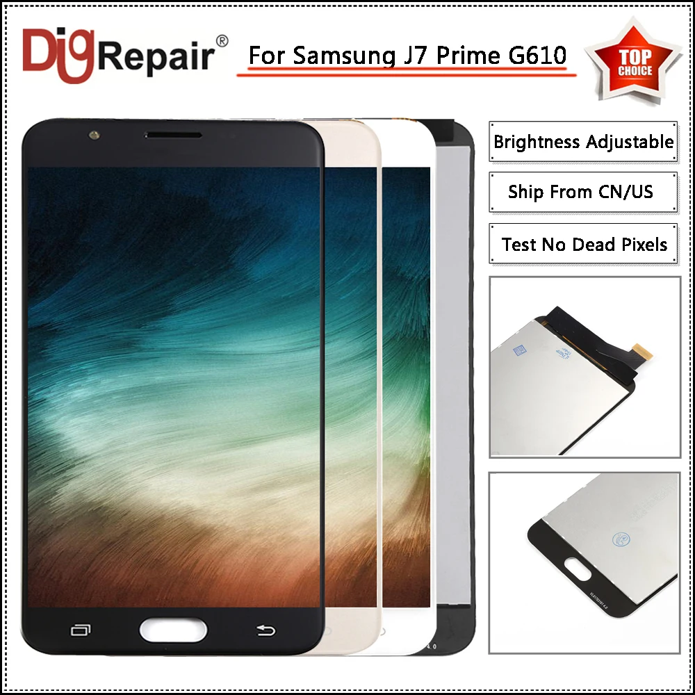 

5.5 For Samsung Galaxy J7 Prime Screen G610 G610F G610M LCD Display Touch Screen Digitizer Repair Replacement J7 Prime G610F LCD