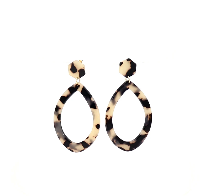 

2018 New fashion jewelry big loop hollow drop earrings for women