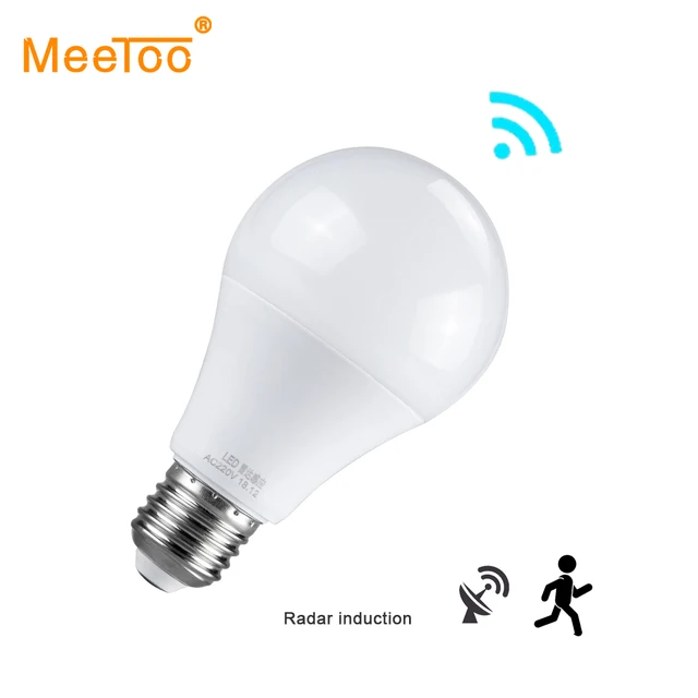 Lámpara de luz nocturna LED E27 con Sensor de movimiento, Luminaria, Sensor de Radar, Bombilla de inducción, luz de Sensor de movimiento para escalera, pasillo, Baño Lámpara de luz nocturna LED E27 con Sensor de movimiento, Luminaria, Sensor de Radar, Bombilla de inducción, luz de Sensor de movimiento para escalera, pasillo, Baño