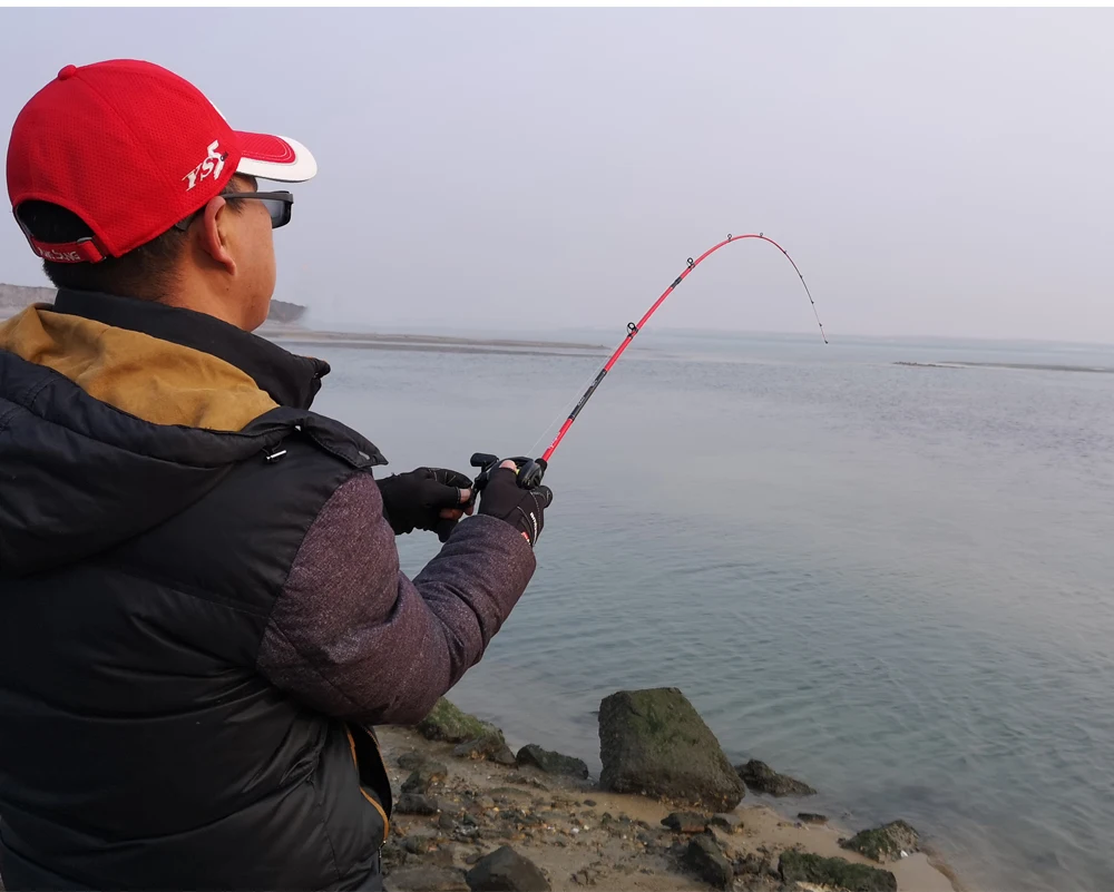 Spinpoler Solo Pro 1.98m Solid Tip UL Fishing Rod 3-22g Lure Weight Rock Fishing Rod Fast Action Ultralight Power Rod  (11)