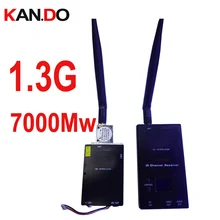 7 W + 1.3G transceptor 1300 mhz transmissor 1.3G Receptor Transmissor zangão FPV transmissão de imagem da câmera de cctv transmissor
