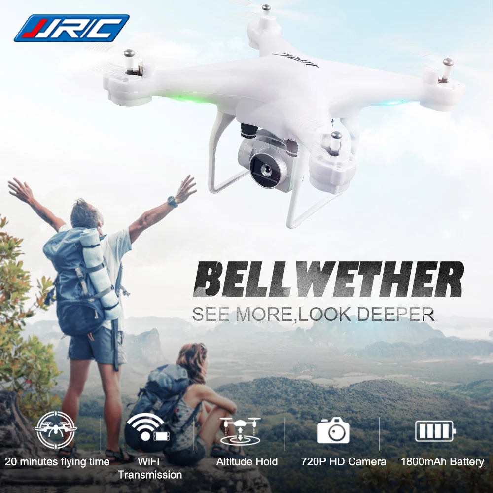 

JJR/C H68 RC Drone with Camera 720P HD Wifi FPV Drone Altitude Hold RC Quadcopter for Beginners