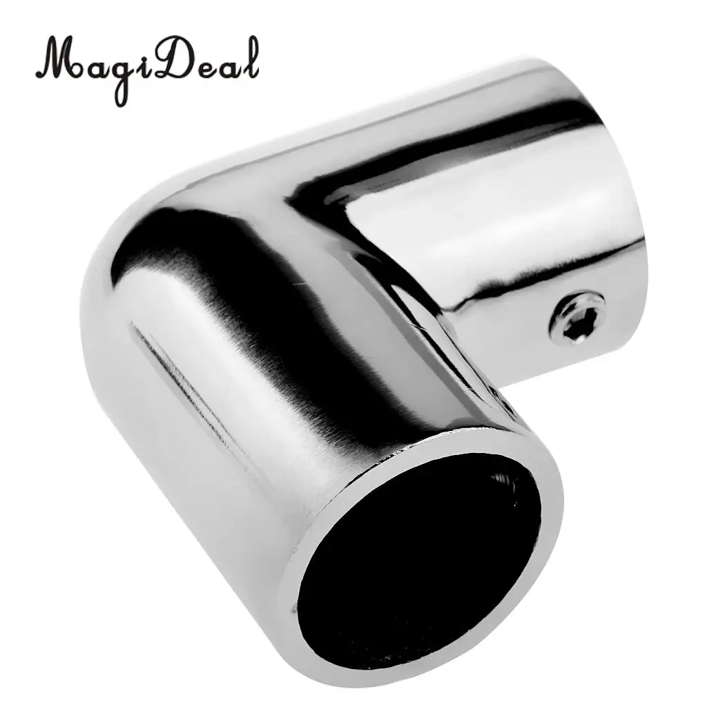 Durable Marine Boat Hand Rail Fittings 90 Degree Elbow -7/8' Tubing 316 Stainless Steel for Fishing Kayaking Canoeing Accessory