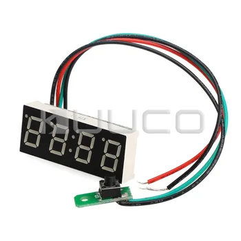 

24-hour Digital Clock Green Led display Digital Meter/Panel Meter Adjustable Car Clock DC 12V 24V DIY Time Monitor/Tester