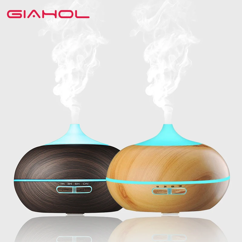 

Essential Oil Diffuser Aroma Mist Humidifier with Waterless Auto Shut-off Diffuser 7 Color Change LED Light BPA Free For Home