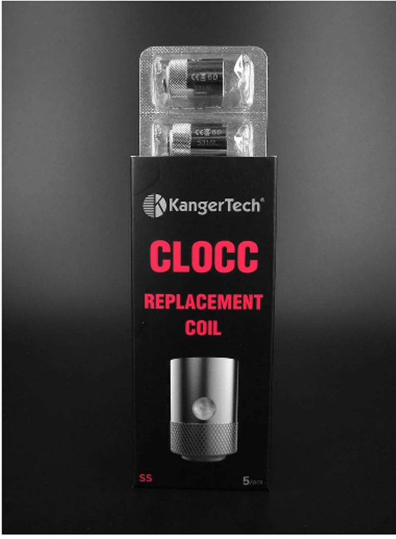Подлинная Kanger clocc катушки comaptiable с kangertech cltank evod-Pro cupti 0.5ohm ss316l 0.15ohm замена