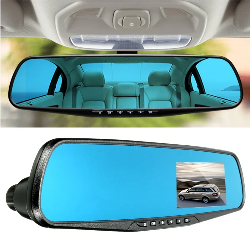 2.8 Inch 1080P Car Parking Rearview Mirror Monitor Car DVR Dash Camera Video Recorder Night Vision 