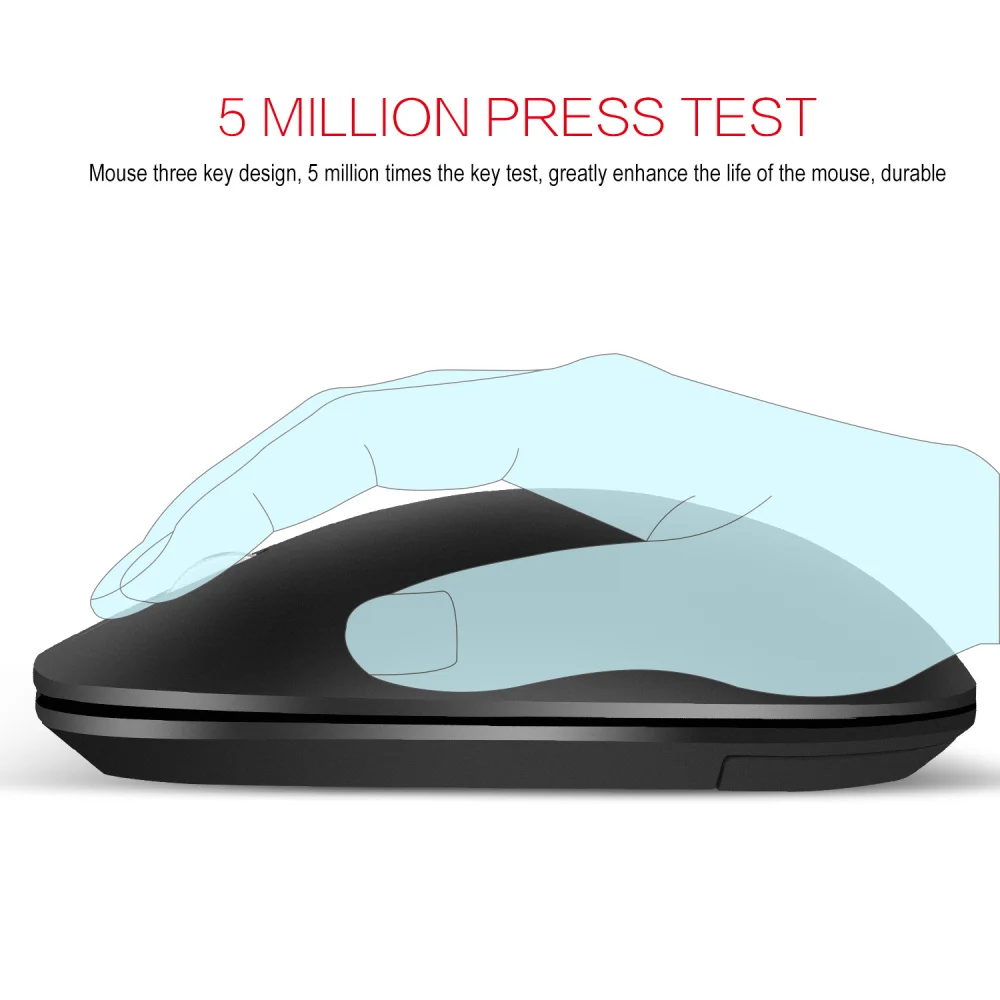 ZERODATE 2.4G Wireless Mouse 3 Keys Ergonomic 1600DPI Gaming Mouse USB Optical Mice for PC Laptop Computer For Office Home