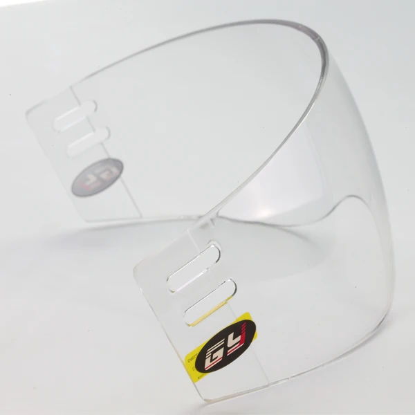 clear ice hockey visor face shield V900 with anti scratch and inside