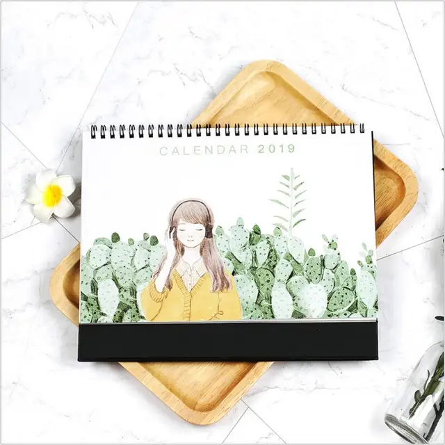 2018 2019 year large multi function simple desk calendar girls life calendar 2019 planner