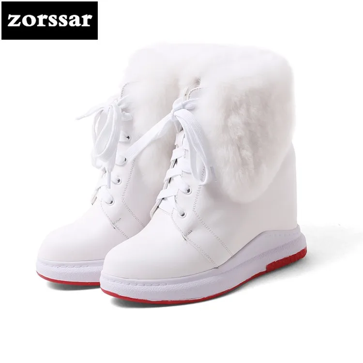 {Zorssar} 2018 New winter Warm Plush snow boots High heel women ankle boots Female platform shoes botas nieve mujer invierno {Zorssar} 2018 New winter Warm Plush snow boots High heel women ankle boots Female platform shoes botas nieve mujer invierno