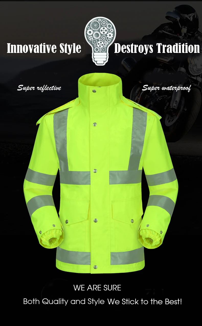 Motorcycle Rain Coat Pants Suits 11