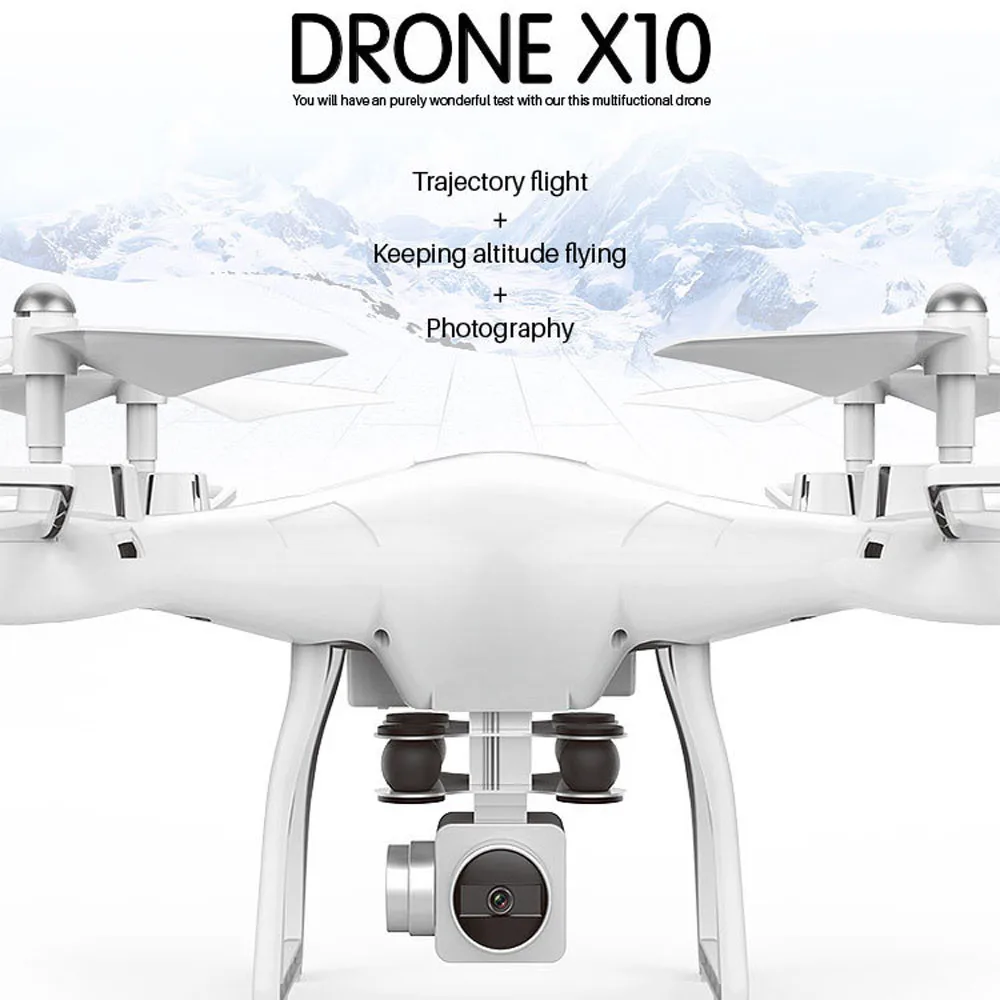 

HIINST X10 2.4Ghz Quadcopter Camera WIFI FPV Headless Mode Altitude Hold RC Drone remote control helicopter with camera