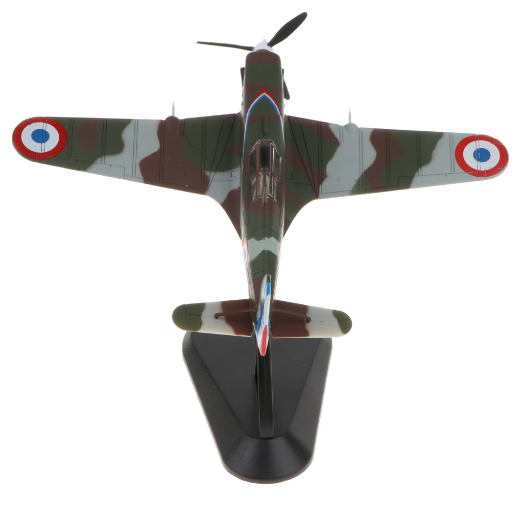 1/72 Alloy Diecast Warplane Model Morane Saulnier MS.406 Fighter Aircraft WWII France Airforce Airplane Plane Model Toy Soldier