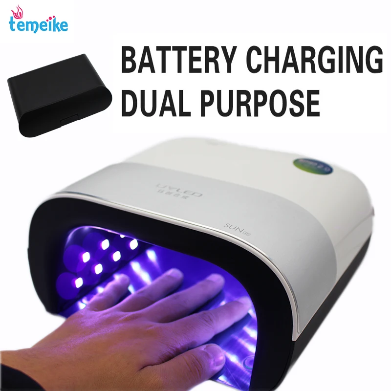 

Nail LampSUN3S 48W Nail Dryer for Gel Varnish with 39pcs LEDs Battery Choice Fast Dry Nail Drying Machine