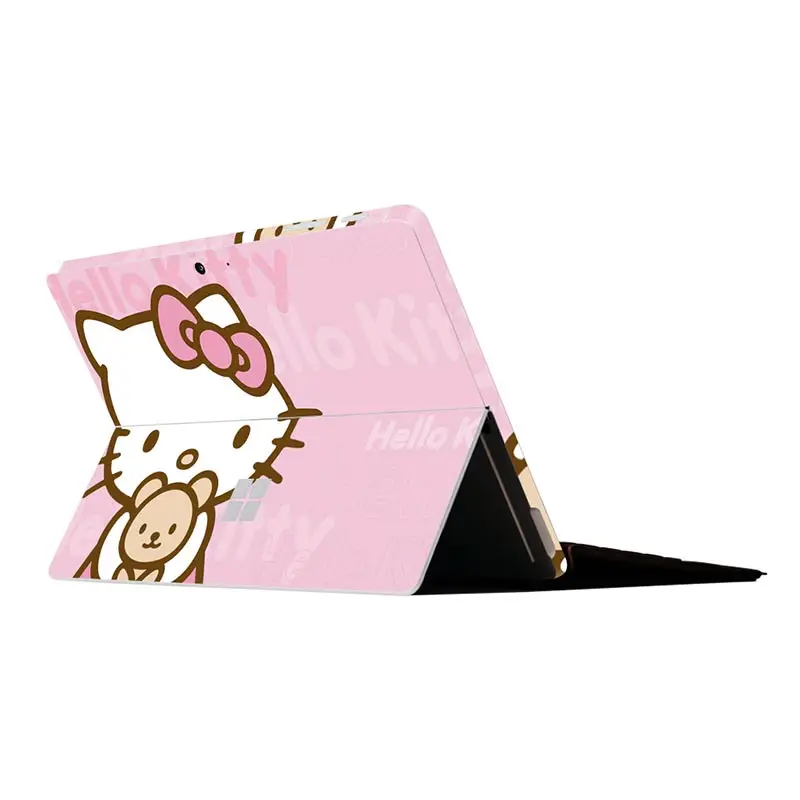 

GOOYIYO - Sticker For Surface Go 2018 Tablet Netbook Hello Kitty Vinyl Decal Surface Pro 3 4 5 6 Skin Surface RT 1 2 Sticker