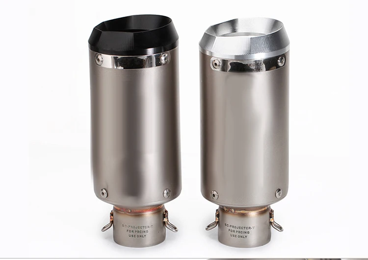 

Universal 51mm Modified sc project Motorcycle Exhaust Pipe CNC For CBR R1 R6 Escape Moto Exhaust BR009 with DB killer