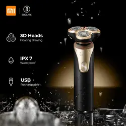 Xiaomi Mijia SOOCAS S3 электробритва для Для мужчин 3 режущая головка сухой влажное бритье Беспроводная перезаряжаемая USB бритва водостойкая