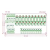 Panel Mount 10 Position Power Distribution Fuse Module Board, For AC/DC 5~32V. ► Photo 2/6