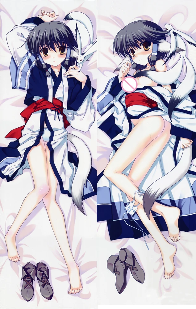 Galgame Utawarerumono персонажи Aruruu Eruruu Kamyu karurauaturay & Urtoriy Dakimakura наволочка Uta