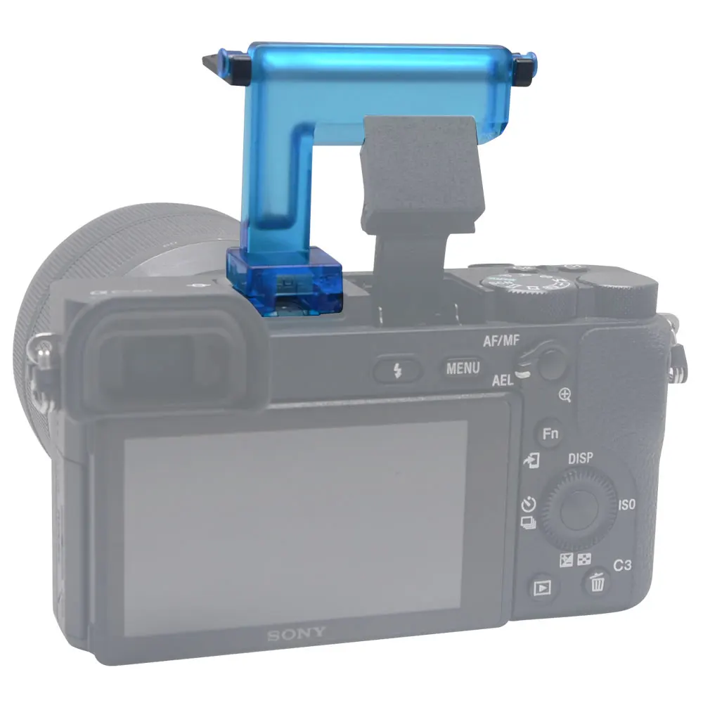 4 цвета диффузор Mcoplus для камеры Sony A6500 A6300 A6000 NEX6|flash bounce card|flash bouncediffuser flash |