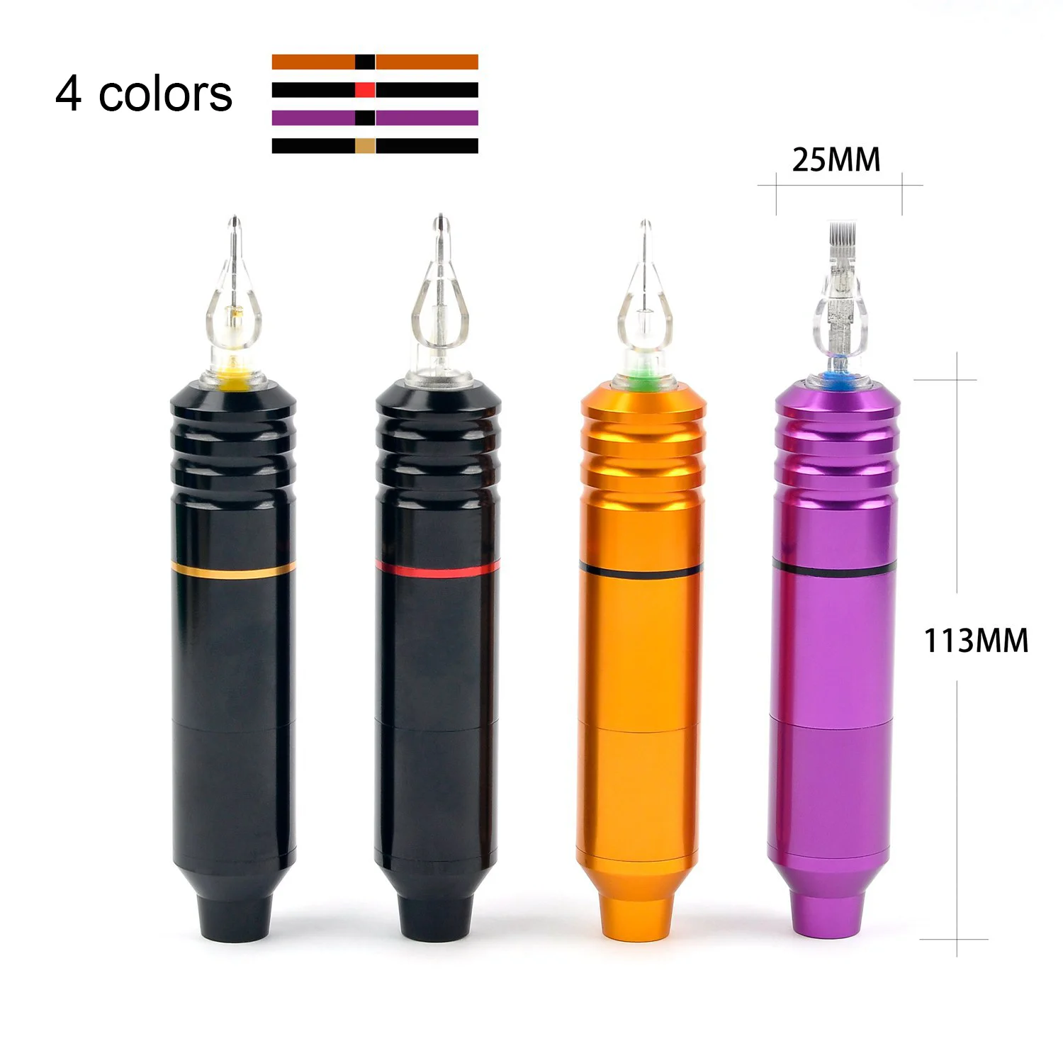 

Frosted Tattoo machine Pen pro Liner Shader tattoo machine gun permanent tattoo machine Non Slip Strong Silent Cartridge Needles