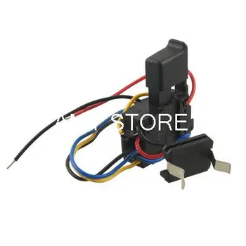 

Black Replacement Electric Drill Tools Charge Speed Control Switch 7.2-24V DC 12A