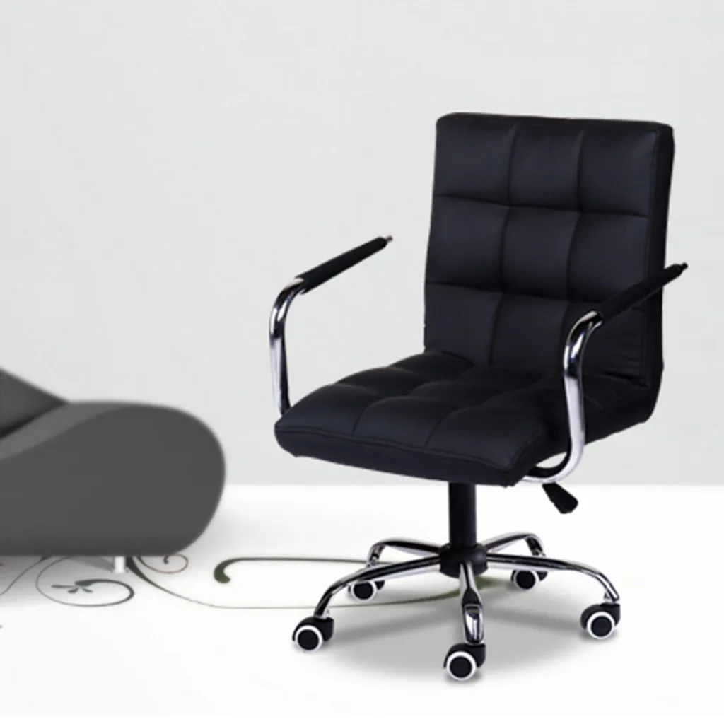 Регулируемое офисное кресло, модное повседневное подъемное кресло, Офисное рабочее кресло, кресло для салона красоты, черное компьютерное игровое кресло, откидное сиденье