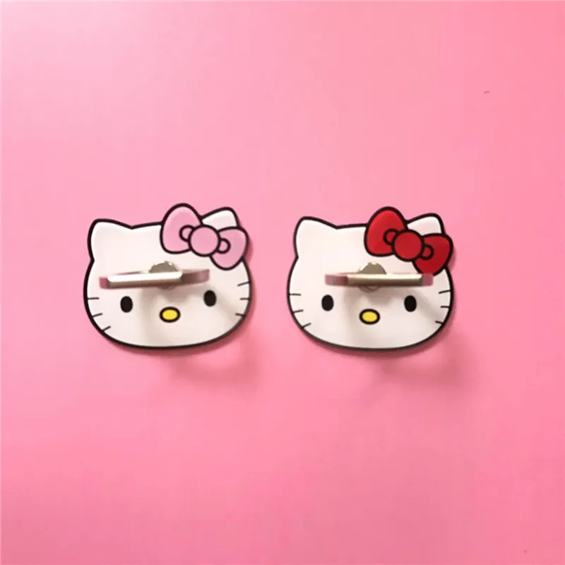 Прекрасный hello kitty Kickstand наклейка подставка для мобильного телефона кольцо держатель аксессуары для iphone samsung huawei дети вечеринка