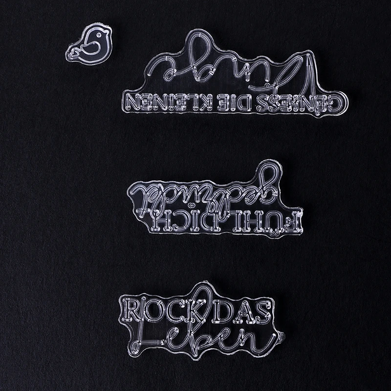 Алфавит DIY силиконовый прозрачный штамп цепляется печать тиснение для скрапбукинга альбом декор