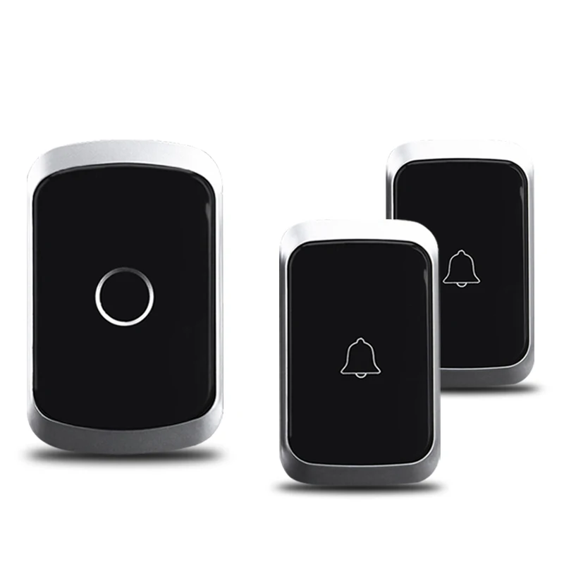 

CACAZI Newest Wireless Doorbell Waterproof AC 110-220V Smart Wifi Digital Battery Button 36 Melody 4 Volume Cordless Home Ring