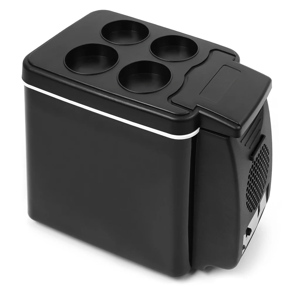 Portable 6L Car Refrigerator 12V Multi-Function Temperature Control Dual-Use Box Cooler Warmer Vehicular Fridge For Home Travel Portable 6L Car Refrigerator 12V Multi-Function Temperature Control Dual-Use Box Cooler Warmer Vehicular Fridge For Home Travel