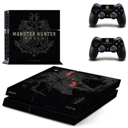 Monster Hunter PS4 полный кожи Стикеры лицевые панели для sony playstation 4 консоли и контроллера