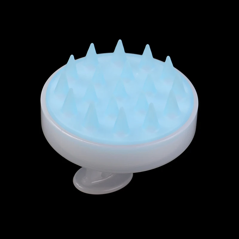 1PCS Soft Massage Brush Hair Washing Comb Body Bath Silicone Massager Beauty Spa Tools Teeth Hair Scalp Shampoo Comb