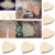 10/25/50/100шт DIY Blank Heart Wood Slices Диски Wood Heart Love Blank Unfinished Natural Crafts Supplies Свадебные Украшения