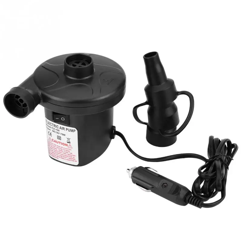 

Auto Car 12V Electric Air Pump Inflator Deflator for Boat Bed Mattress 3500PA Light weight ABS plastic high volume pump