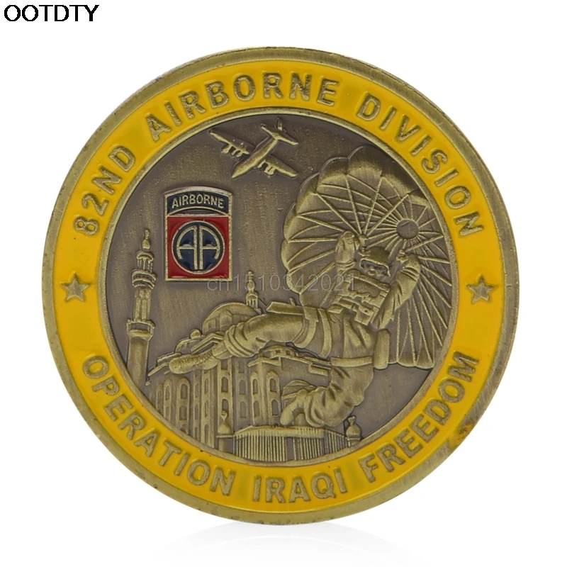 

coin 82nd Airborne Division Saint George Commemorative Challenge Coin Collection Gift