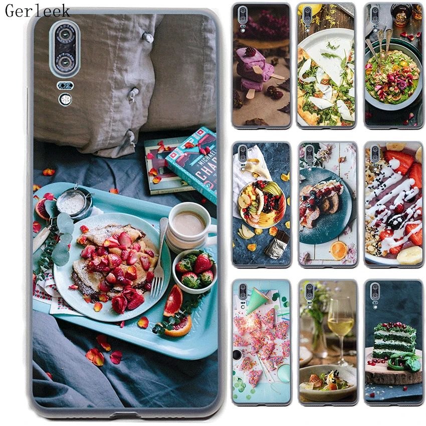Чехол Desxz Food для Huawei Honor 6A 6C 7A 7X8 9 Lite 9i 10 Play 8C Note жесткий чехол | Мобильные телефоны и