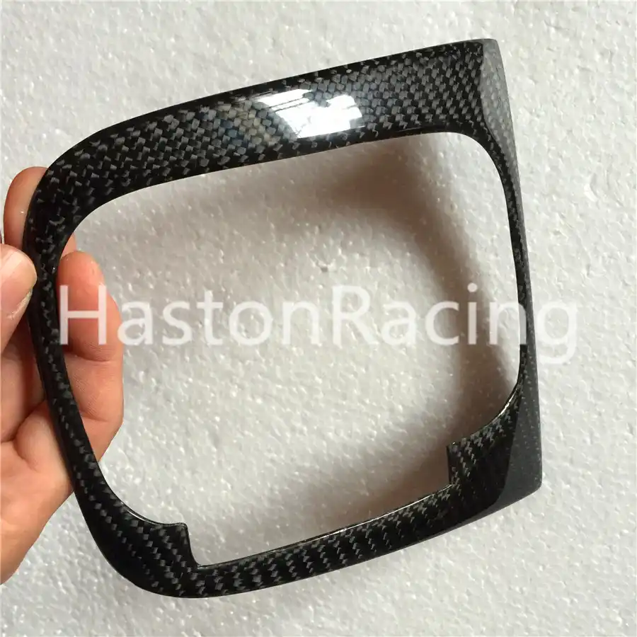 Rhd Carbon Fiber Interior Shifter Cover Shift Trim For