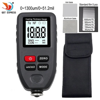 

TC-100 Thickness gauge paint coating Digital Car Paint Thickness Meter 0-1300um Width Measuring tester