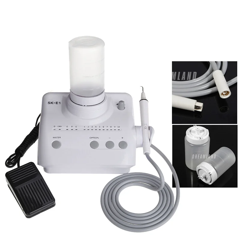 

Portable Dental Ultrasonic Piezo Scaler Handpiece Tips Bottles Fit EMS WOODPECKER Scaler Handpiece Parts