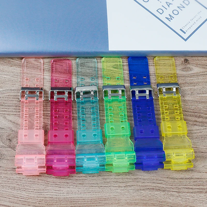 Men's Watch Accessories GA110 Series Strap for GSHOCK Resin Transparent Strap GD 120 GA 100 GA 110 GA 100C Waterproof Strap Men's Watch Accessories GA110 Series Strap for GSHOCK Resin Transparent Strap GD 120 GA 100 GA 110 GA 100C Waterproof Strap