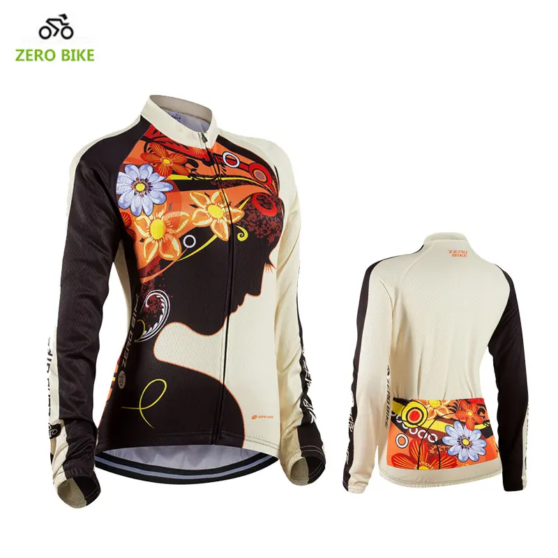 women's long sleeve cycling jersey sale