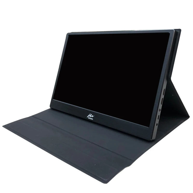 High Quality Portable 15.6 inch Leather Case Protector monitor Stand