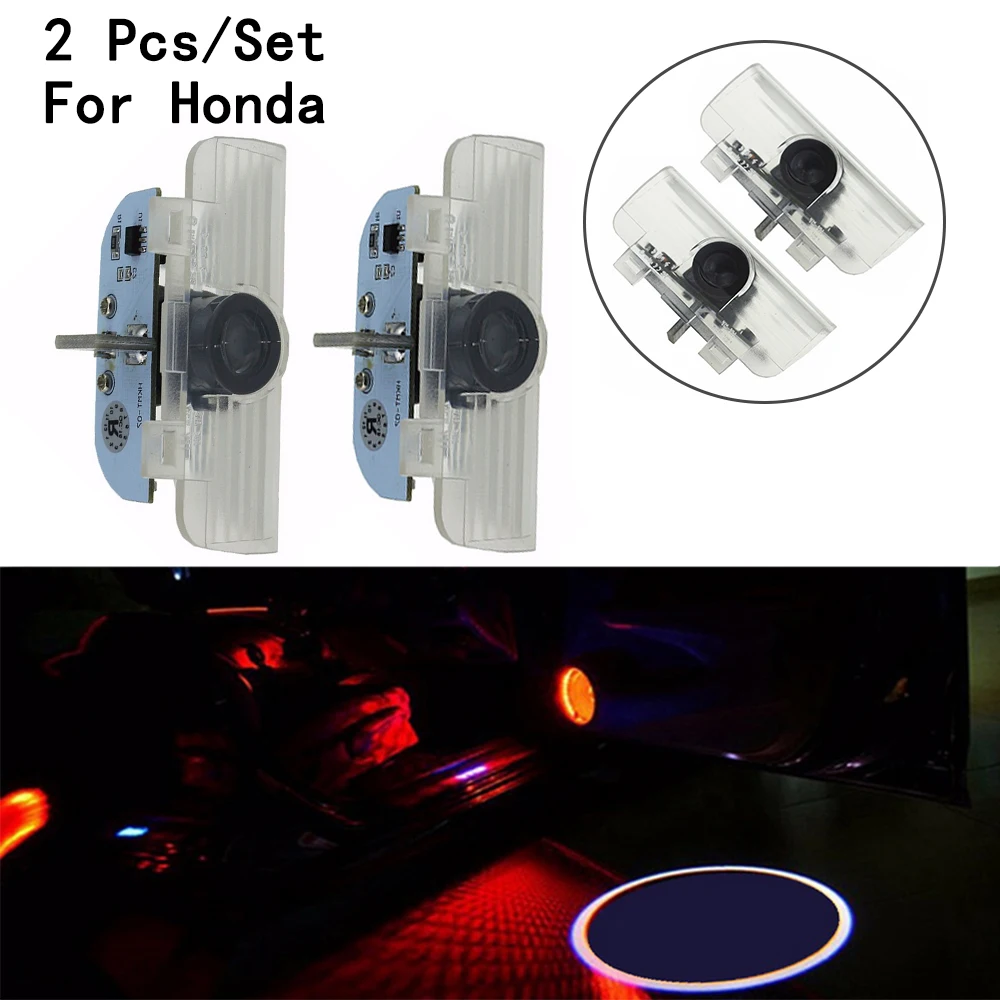 

Lens Include Only For Honda/Odyssey/CR-Z/SPIRIOR/Elysion Ghost Shadow Projetor LED Courtesy 5W With Logo 2Pcs/Set