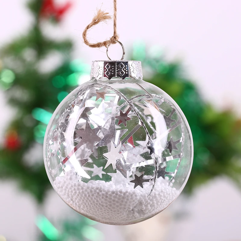 クリスマスガラス安物の宝石ツリー装飾 ホワイト泡ボールシルバースターストリング ホリデー結婚式祭りの装飾安物の宝石8センチfreeship Decor Bauble Decorative Decorativedecor White Aliexpress
