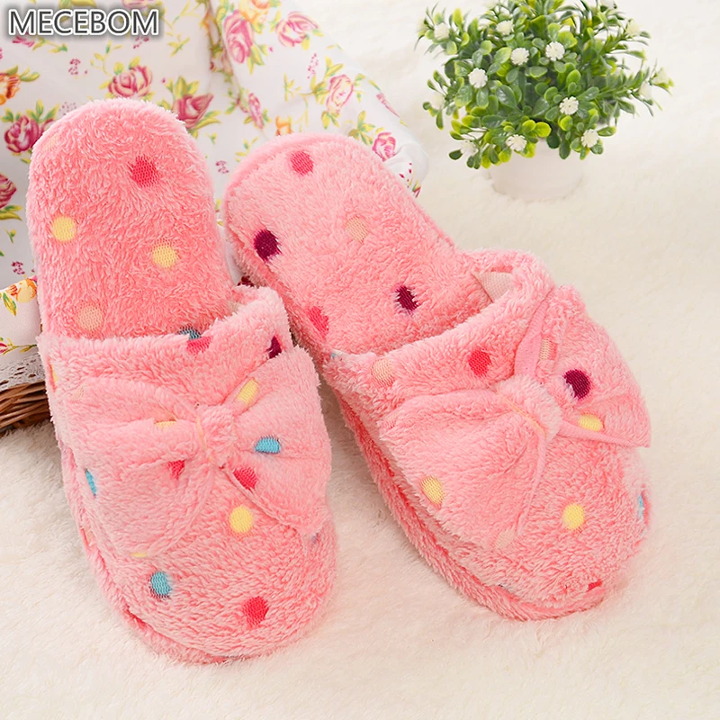 

Mecebom Winter 168W Ugged Fur Mules Home Women Warm Shoes Bathroom Slipper Sandal Flip Flop Flat Beach Zapatillas Mujer Footwear