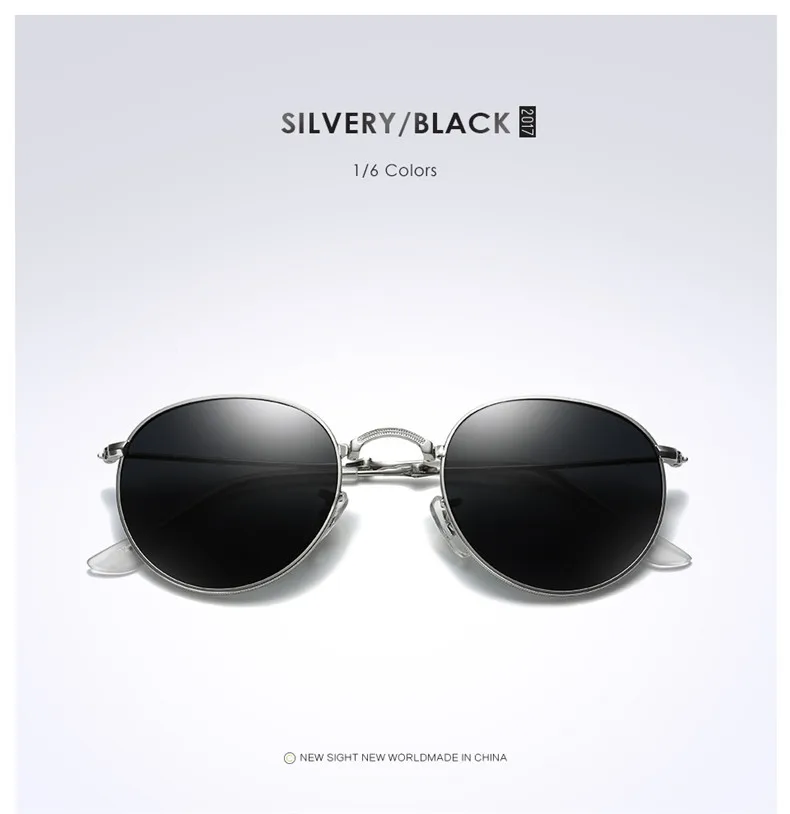 JackJad модные 3532 поляризованные круглые металлические стильные солнцезащитные очки складные винтажные новые брендовые дизайнерские солнцезащитные очки Oculos De Sol