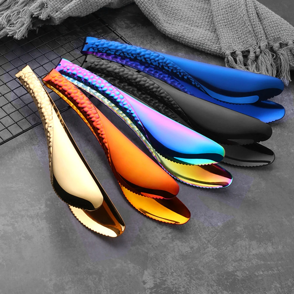 

Multipurpose Food Tong Clip Stainless Steel Bread Steak Gripper Snakeskin Pattern Kitchen Tong For BBQ Cooking Baking Camping