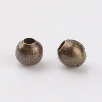 

Pandahall Iron jewelry Spacer Bars jewellery Making , Nickel Free, Antique-Bronze, about 2mm in diameter, hole: 0.8mm